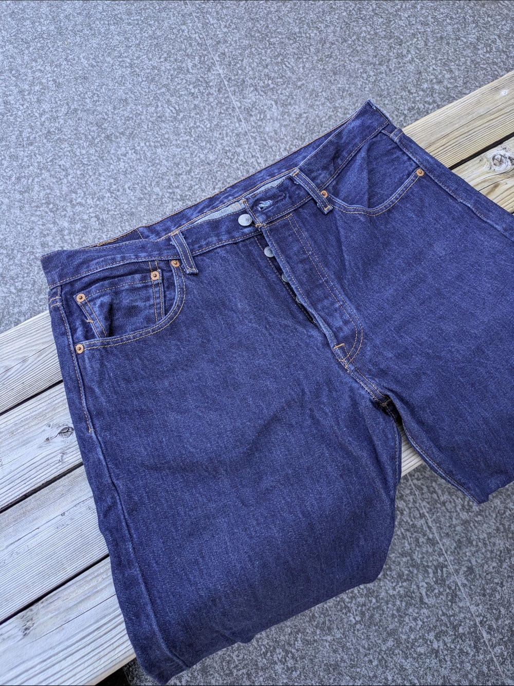 Levi's Dark Blue Relaxed Fit Men's Jeans